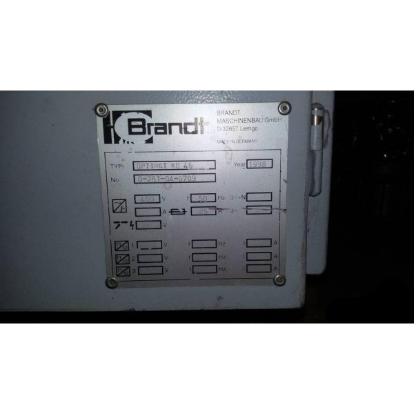 Автоматичний кромкооблицювальний верстат Brandt Optimat KD-46