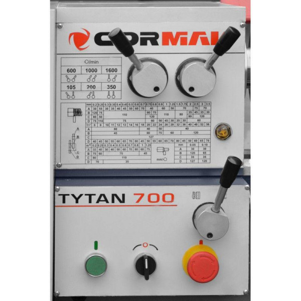 Універсальний токарний верстат CORMAK TYTAN 700