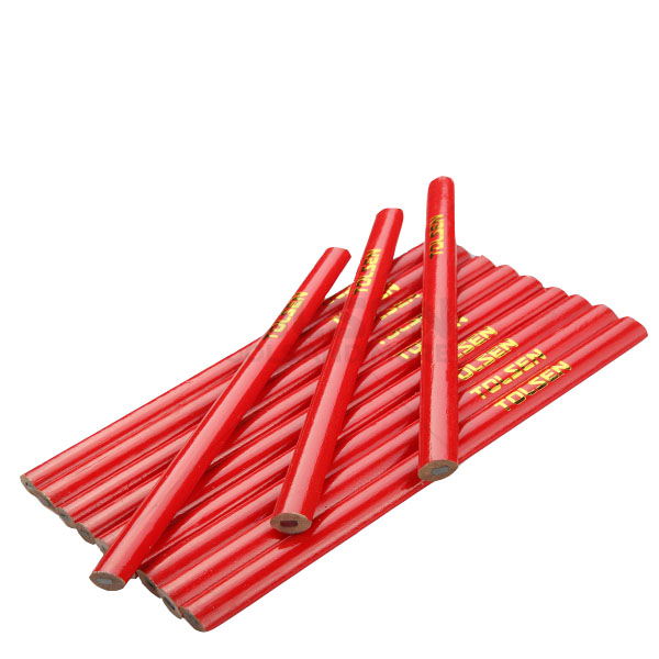 Комлект теслярських олівців червоні 176 мм